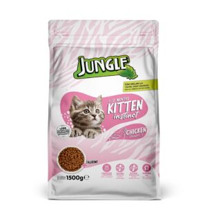 jungle kitten cat food chicken flavour 1.5kg